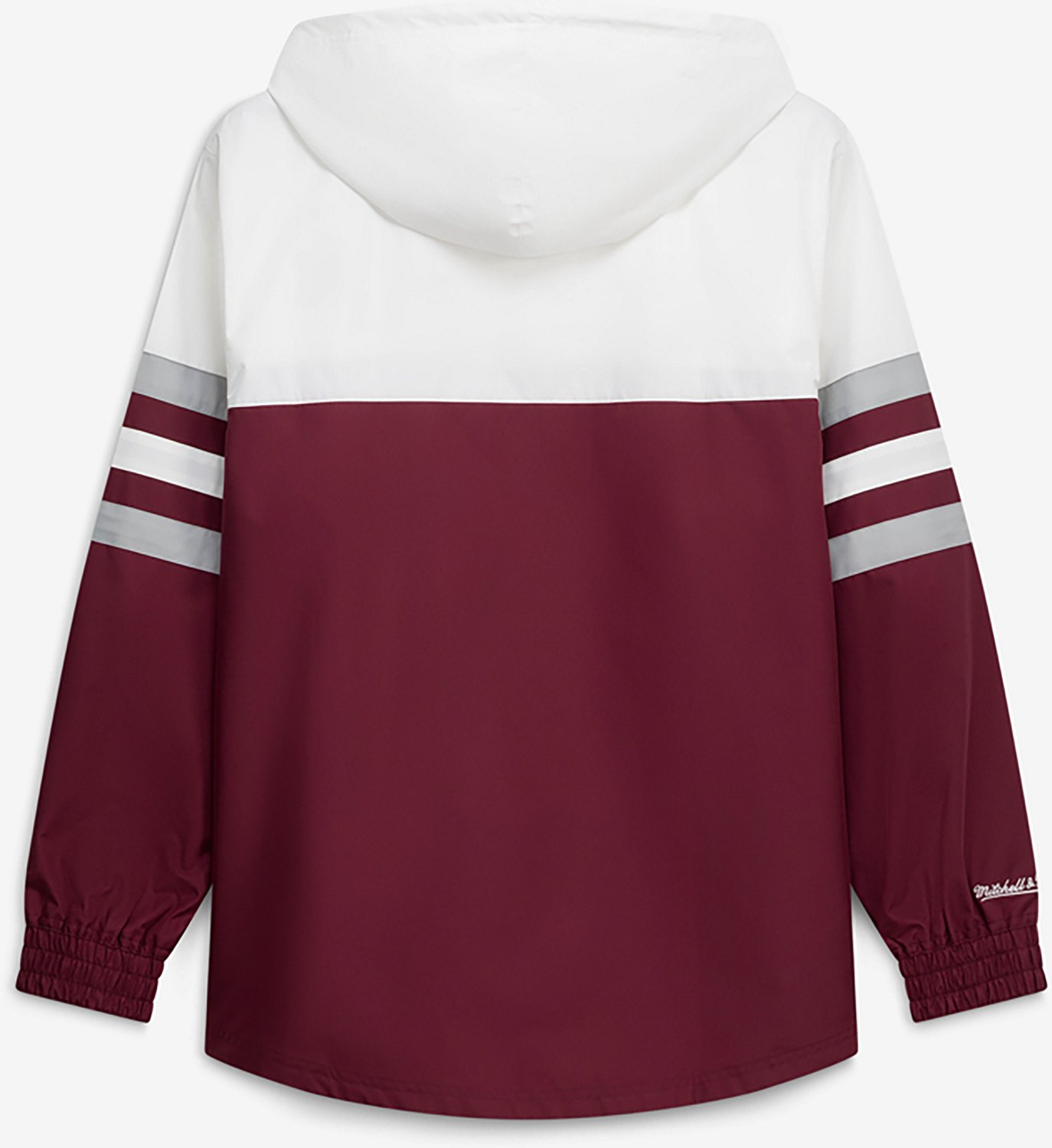 Mitchell & Ness Men's Texas A&M University Mascot School Script Head Coach Windbreaker Anorak Jacket - view number 2