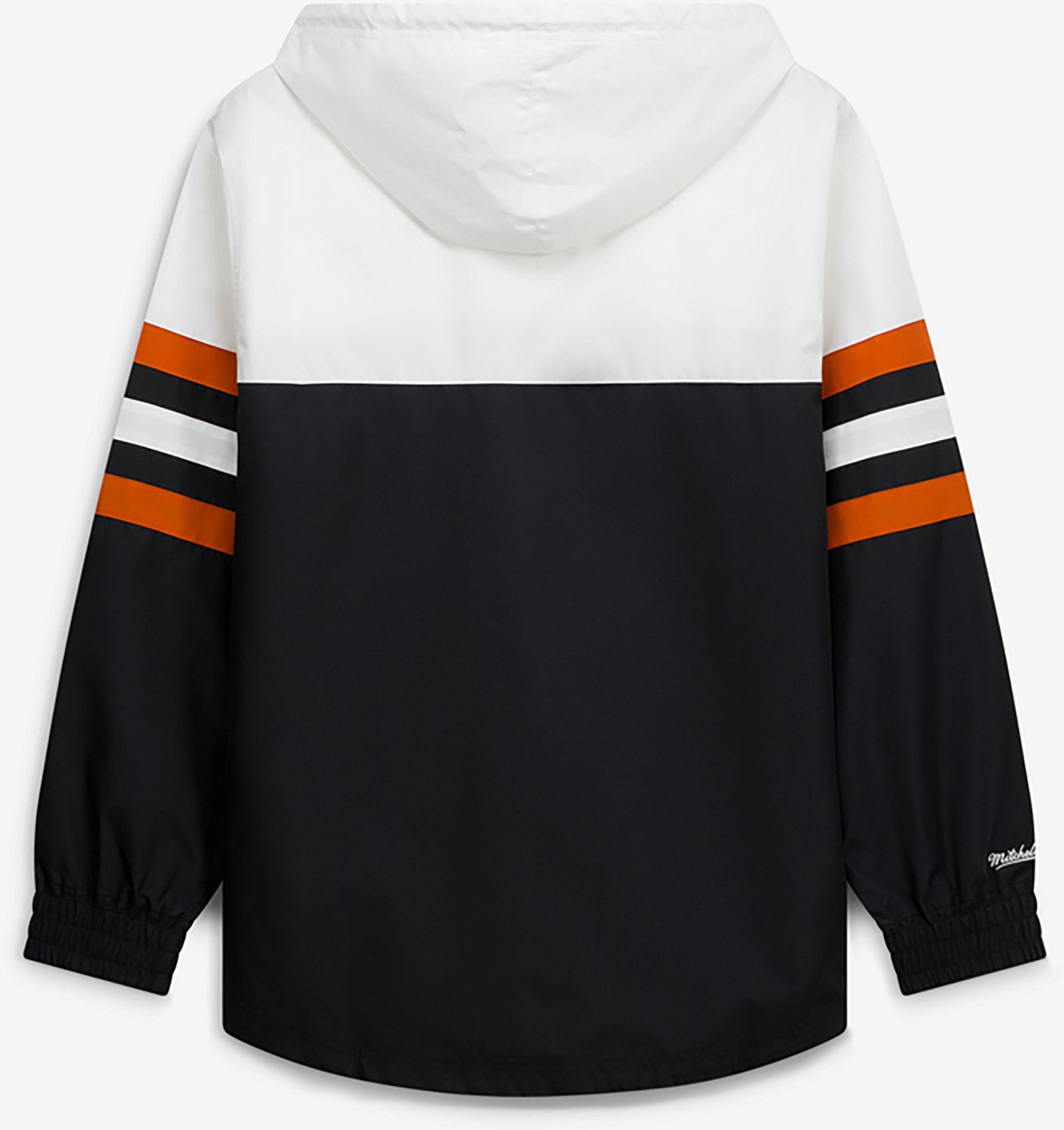 Mitchell & Ness Men's University of Texas Mascot School Script Head Coach Windbreaker Anorak Jacket - view number 2