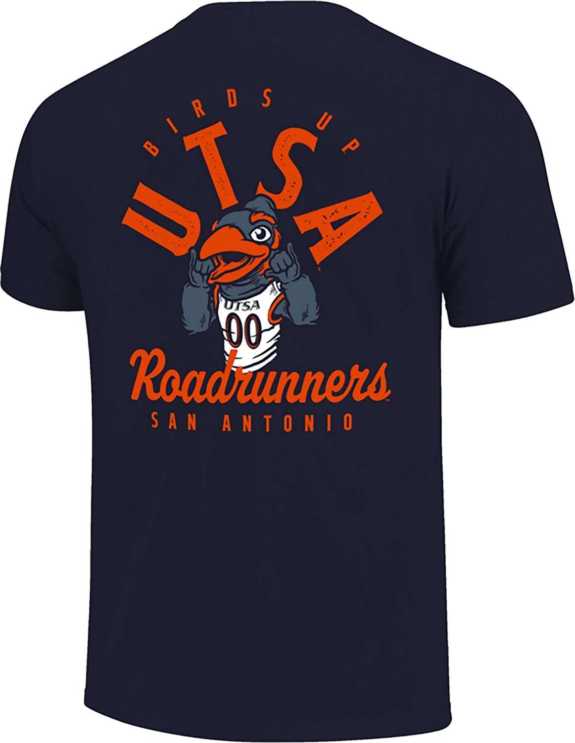 Image One Kids' UTSA Roadrunners Mascot Overlay DS Short Sleeve T-shirt