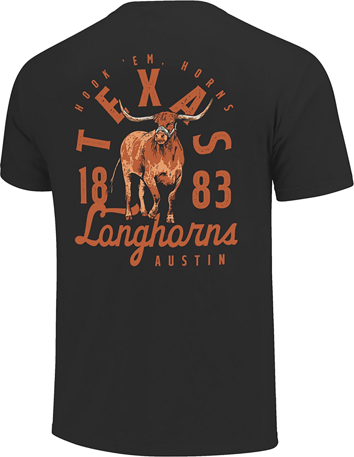 Image One Kids' Texas Longhorns Mascot Overlay DS Short Sleeve T-shirt