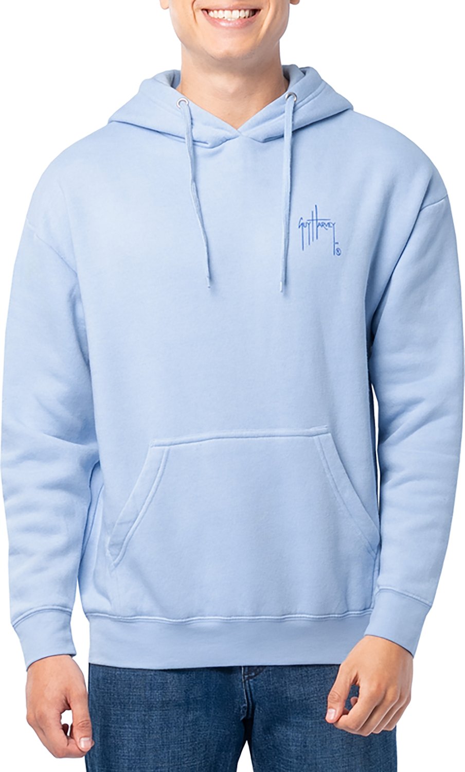 Guy Harvey Men's Tradewinds Sunset Fleece Hoodie