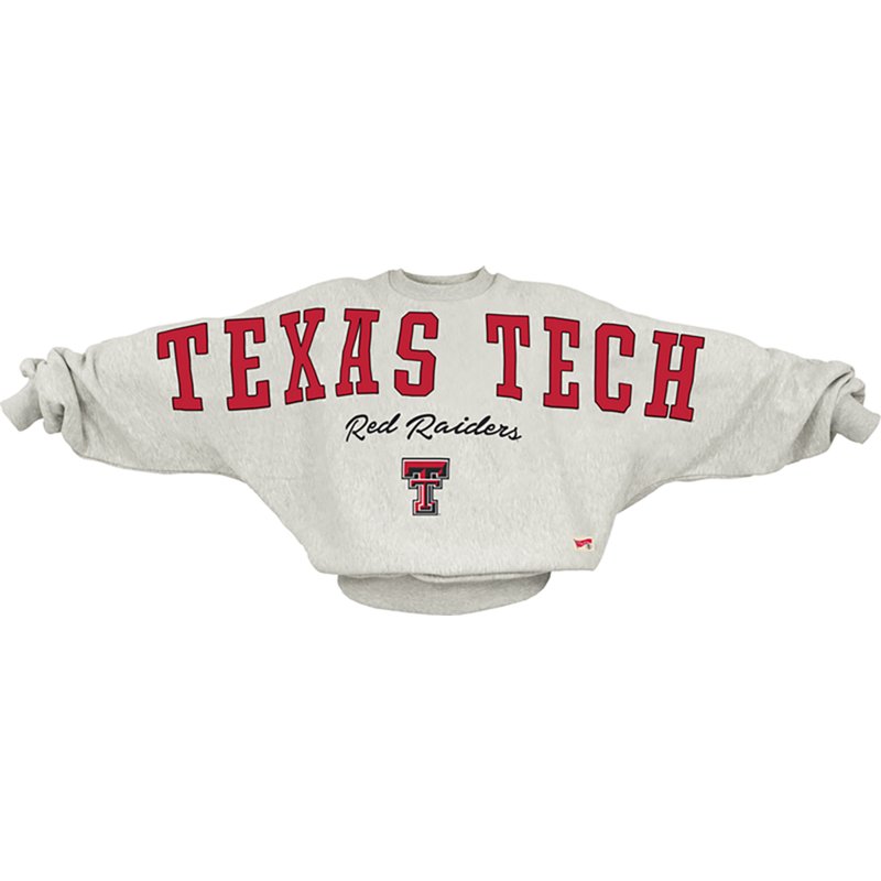 Pressbox Women's Texas Tech Flannigan Fleece Crew Pullover