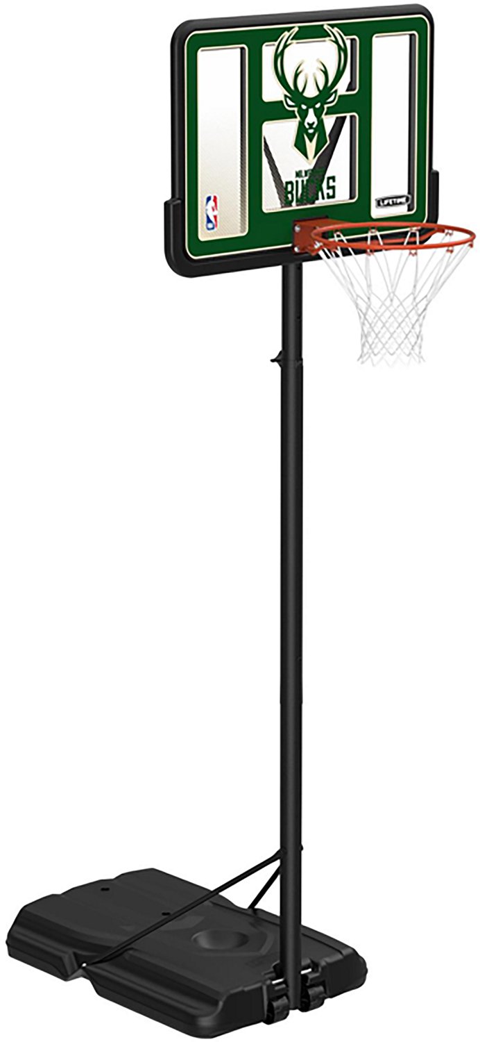 Lifetime NBA Milwaukee Bucks 44 in Portable Basketball Hoop with Wheels - view number 2