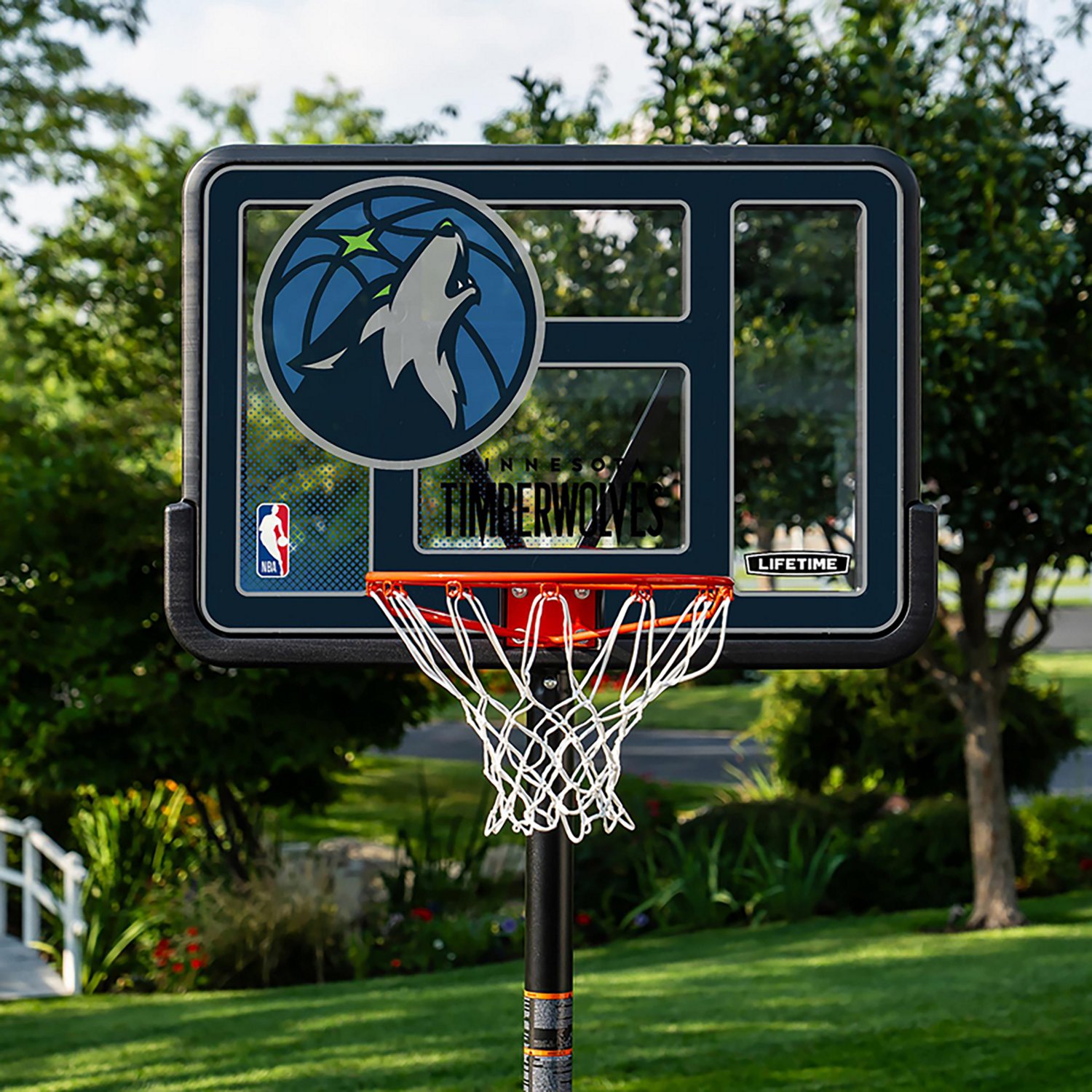Lifetime NBA Minnesota Timberwolves 44 in Portable Basketball Hoop with Wheels - view number 8