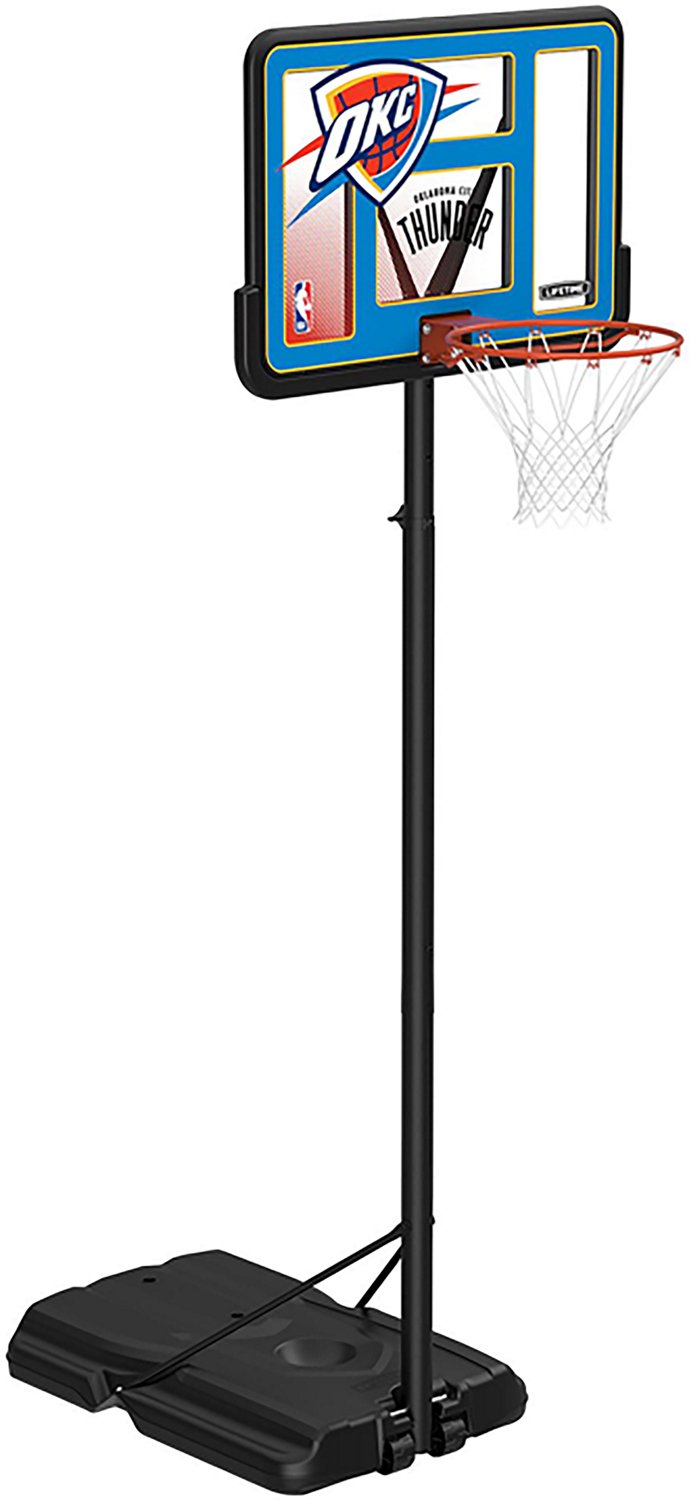 Lifetime NBA Oklahoma City Thunder 44 in Portable Basketball Hoop with Wheels - view number 2