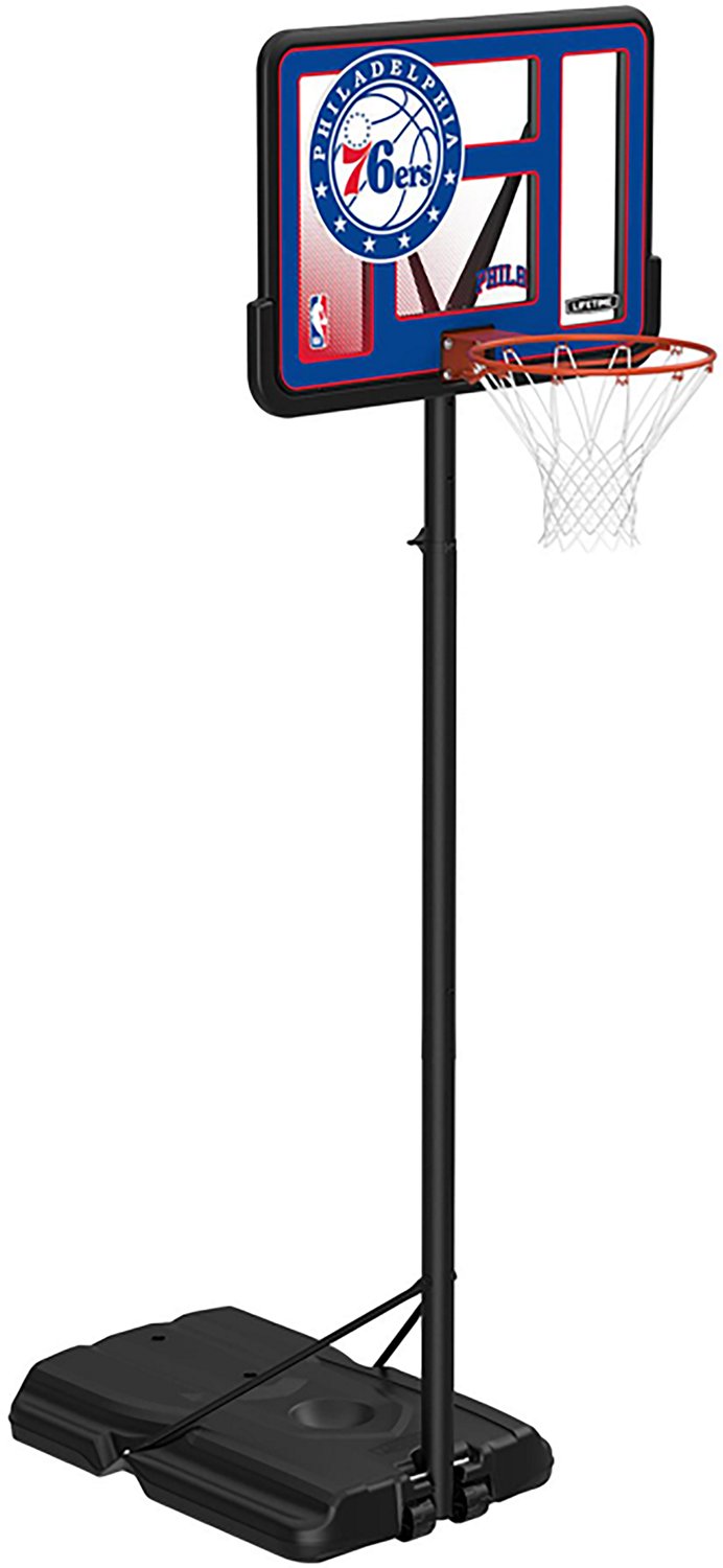Lifetime NBA Philadelphia 76ers 44 in Portable Basketball Hoop with Wheels - view number 2