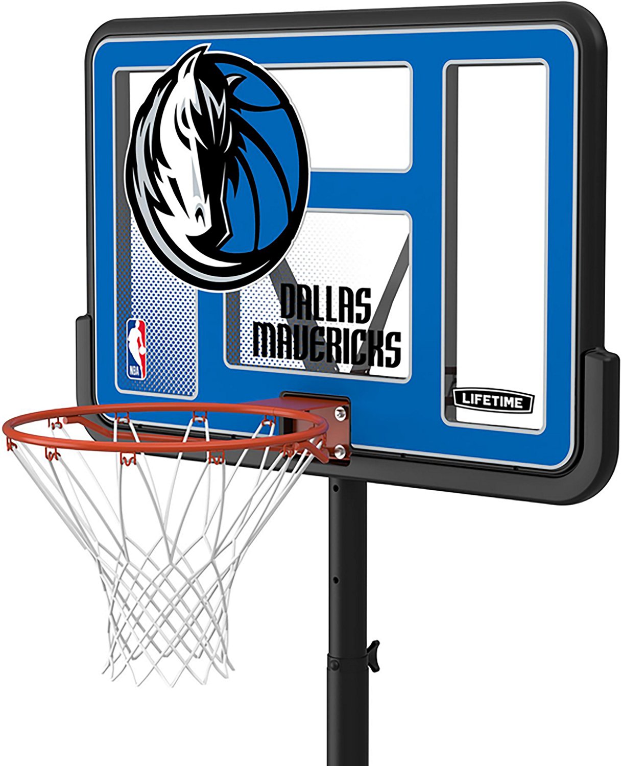 Lifetime NBA Dallas Mavericks 44 in Portable Basketball Hoop with Wheels - view number 3