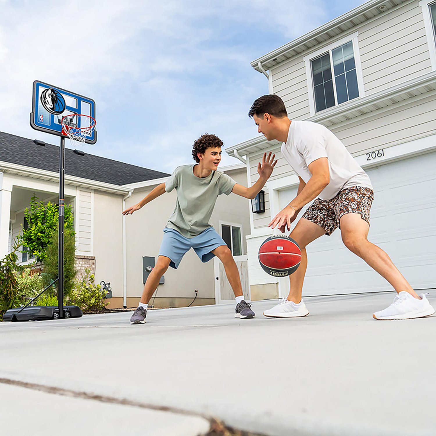 Lifetime NBA Dallas Mavericks 44 in Portable Basketball Hoop with Wheels - view number 7