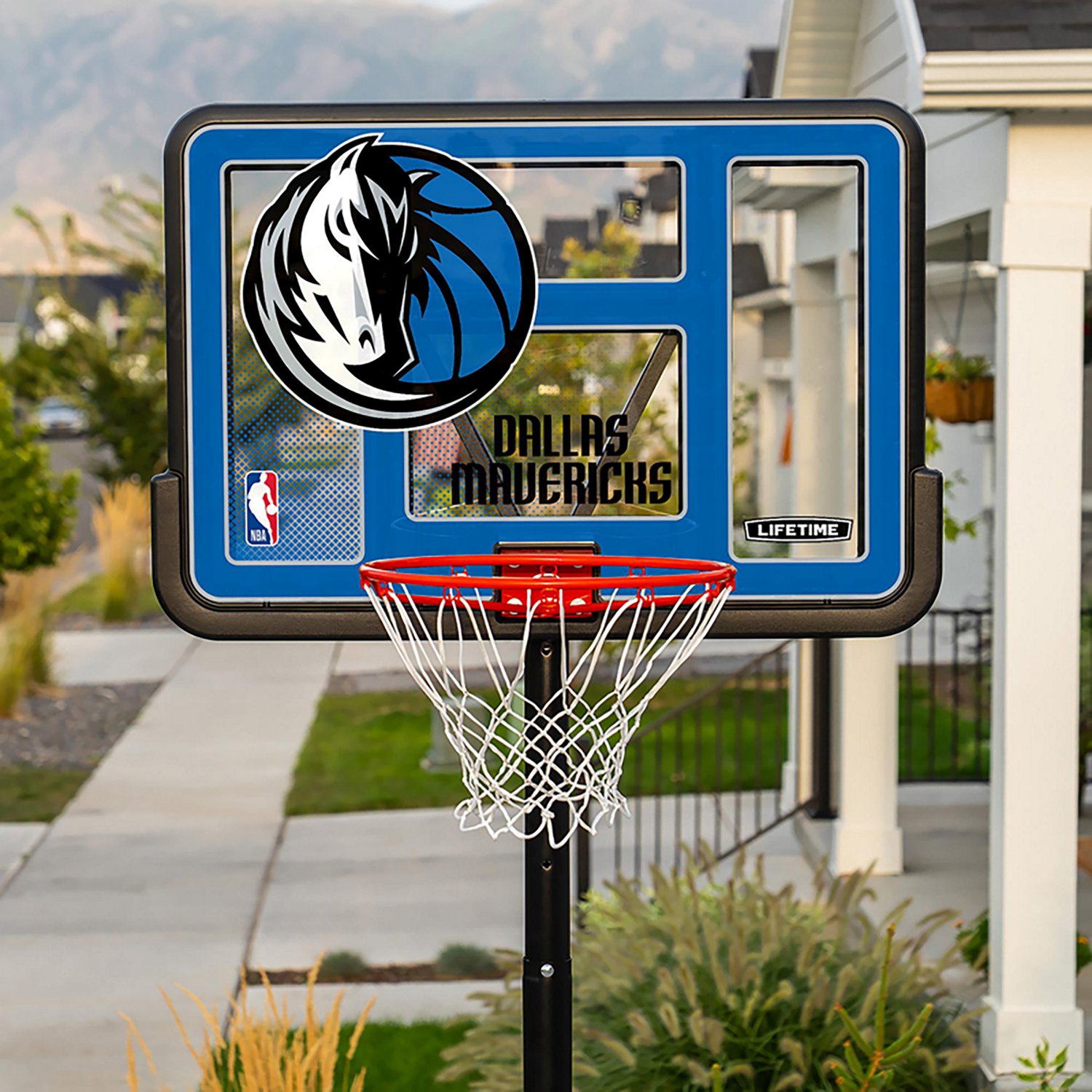 Lifetime NBA Dallas Mavericks 44 in Portable Basketball Hoop with Wheels - view number 8