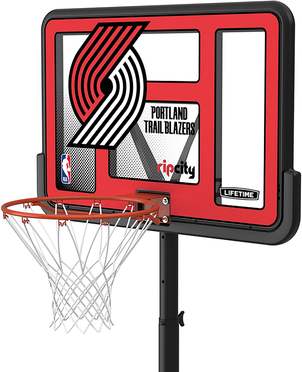 Lifetime NBA Portland Trail Blazers 44 in Portable Basketball Hoop with Wheels - view number 3