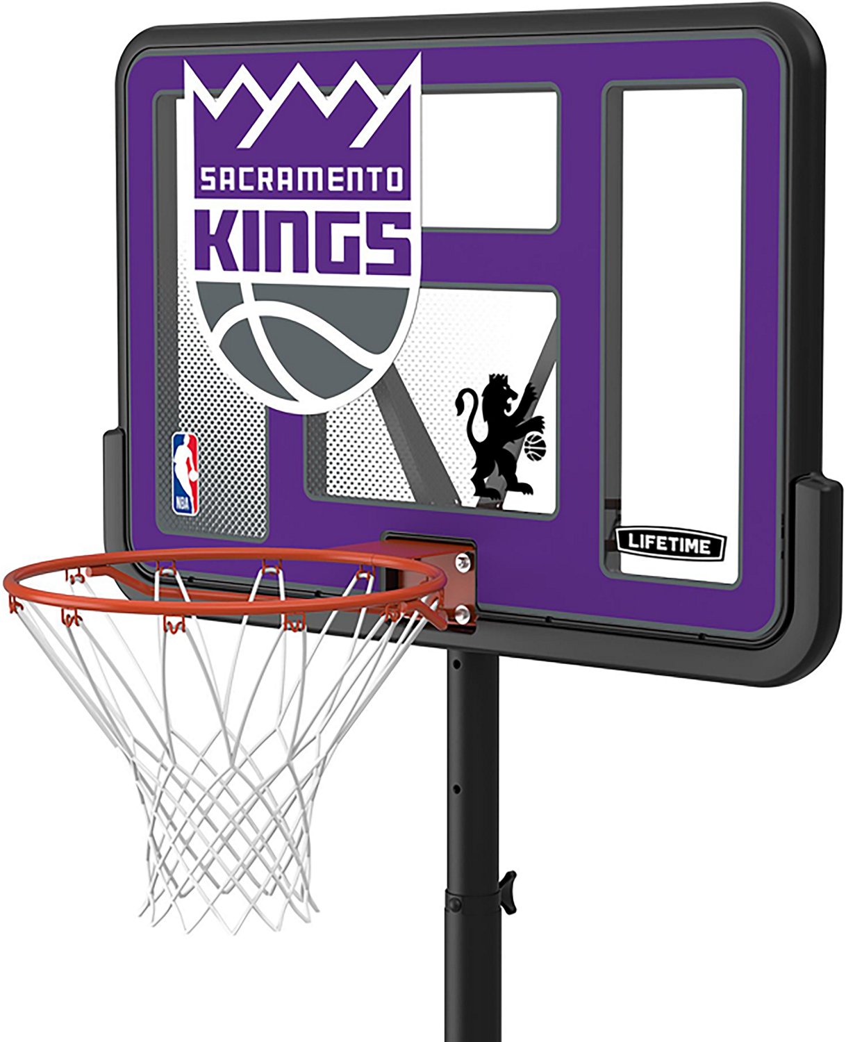 Lifetime NBA Sacramento Kings 44 in Portable Basketball Hoop with Wheels - view number 3