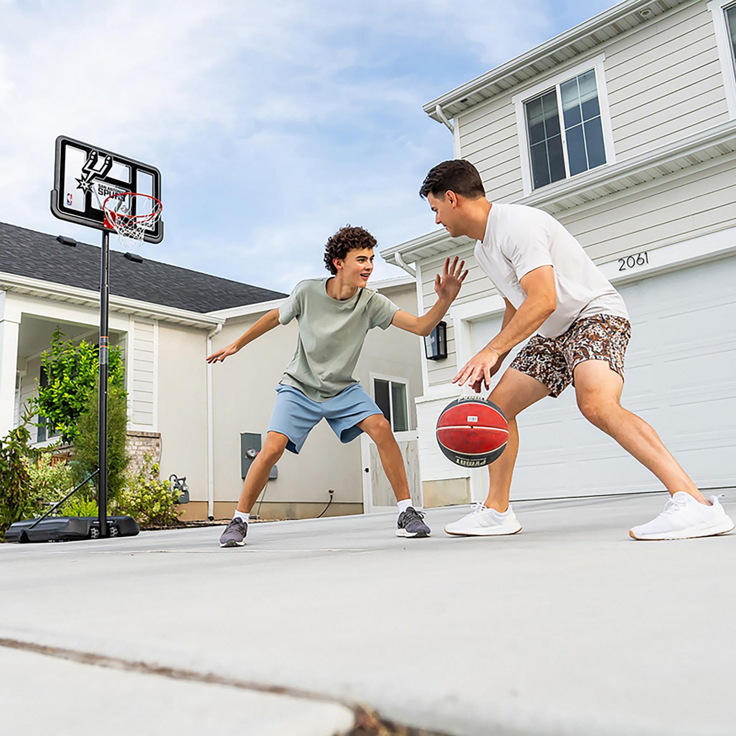 Lifetime NBA San Antonio Spurs 44 in Portable Basketball Hoop with Wheels - view number 7