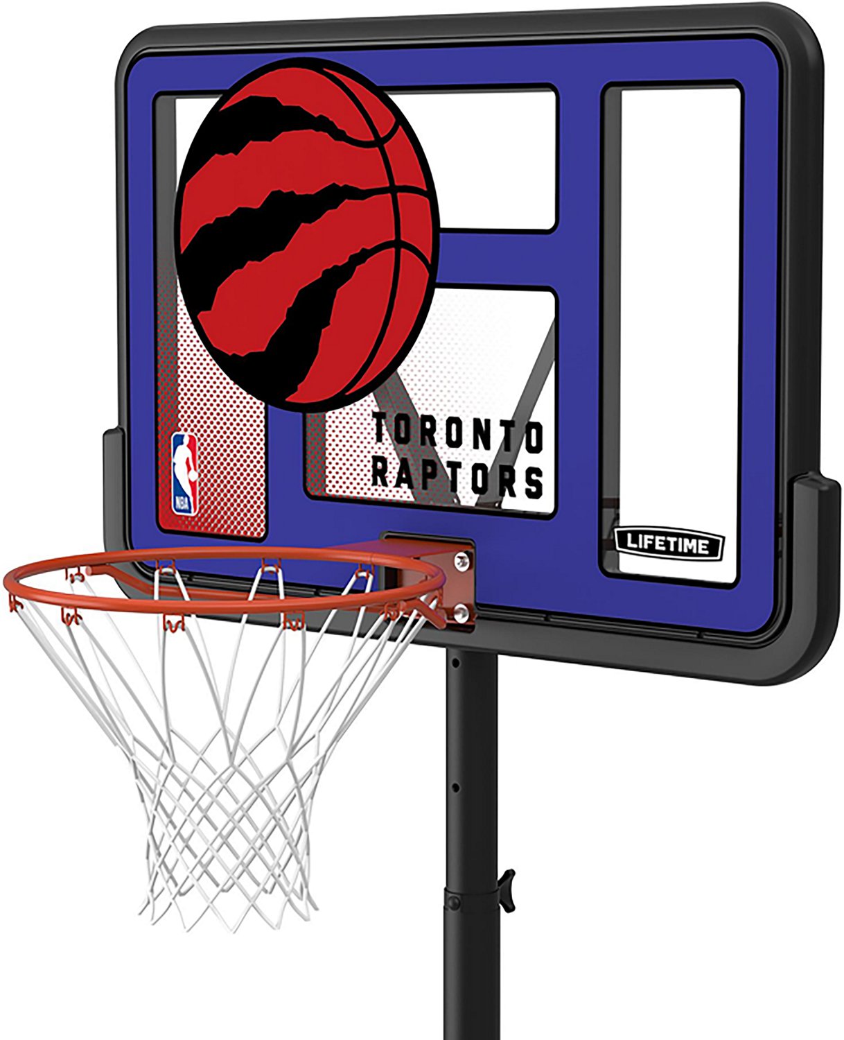 Lifetime NBA Toronto Raptors 44 in Portable Basketball Hoop with Wheels - view number 3