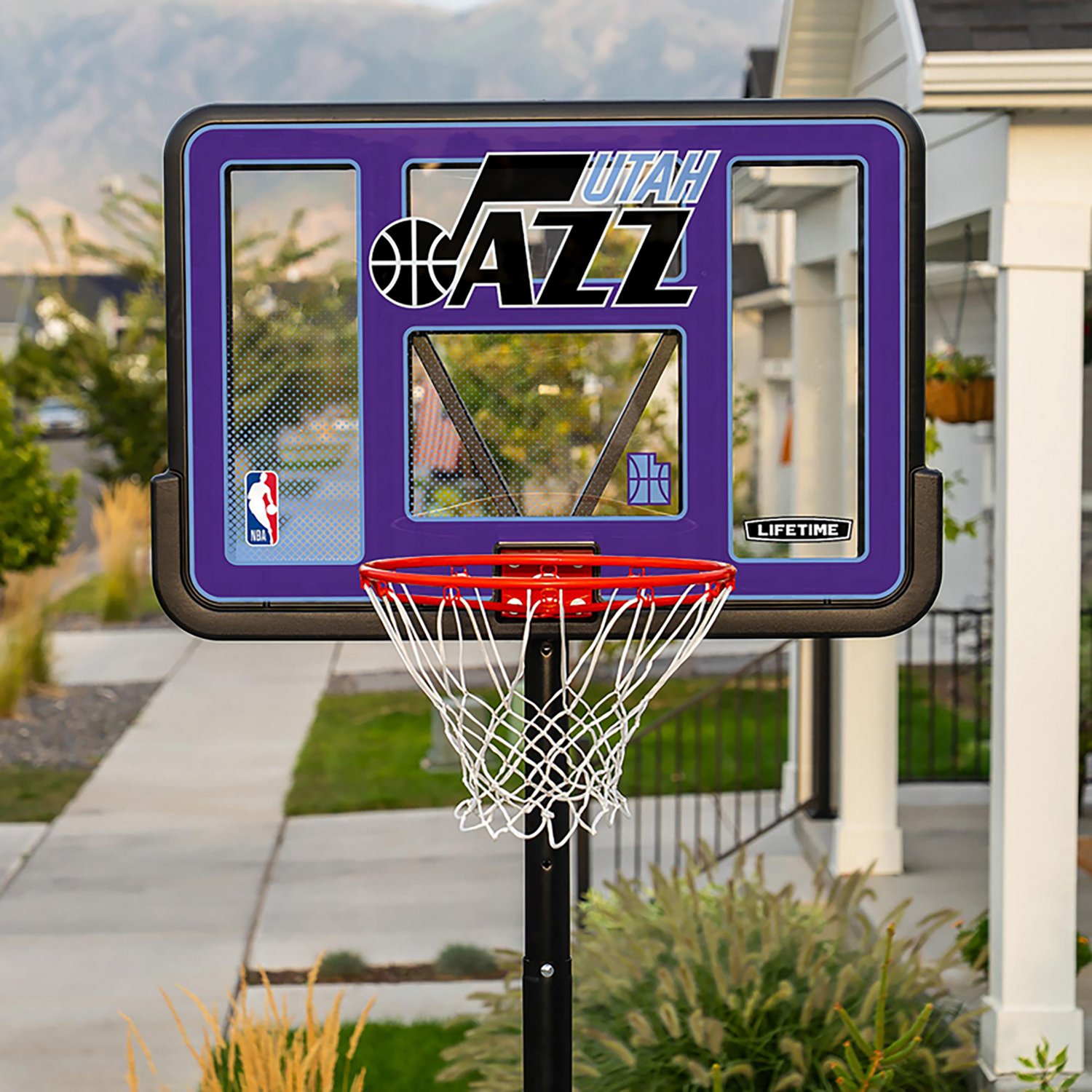 Lifetime NBA Utah Jazz 44 in Portable Basketball Hoop with Wheels - view number 7