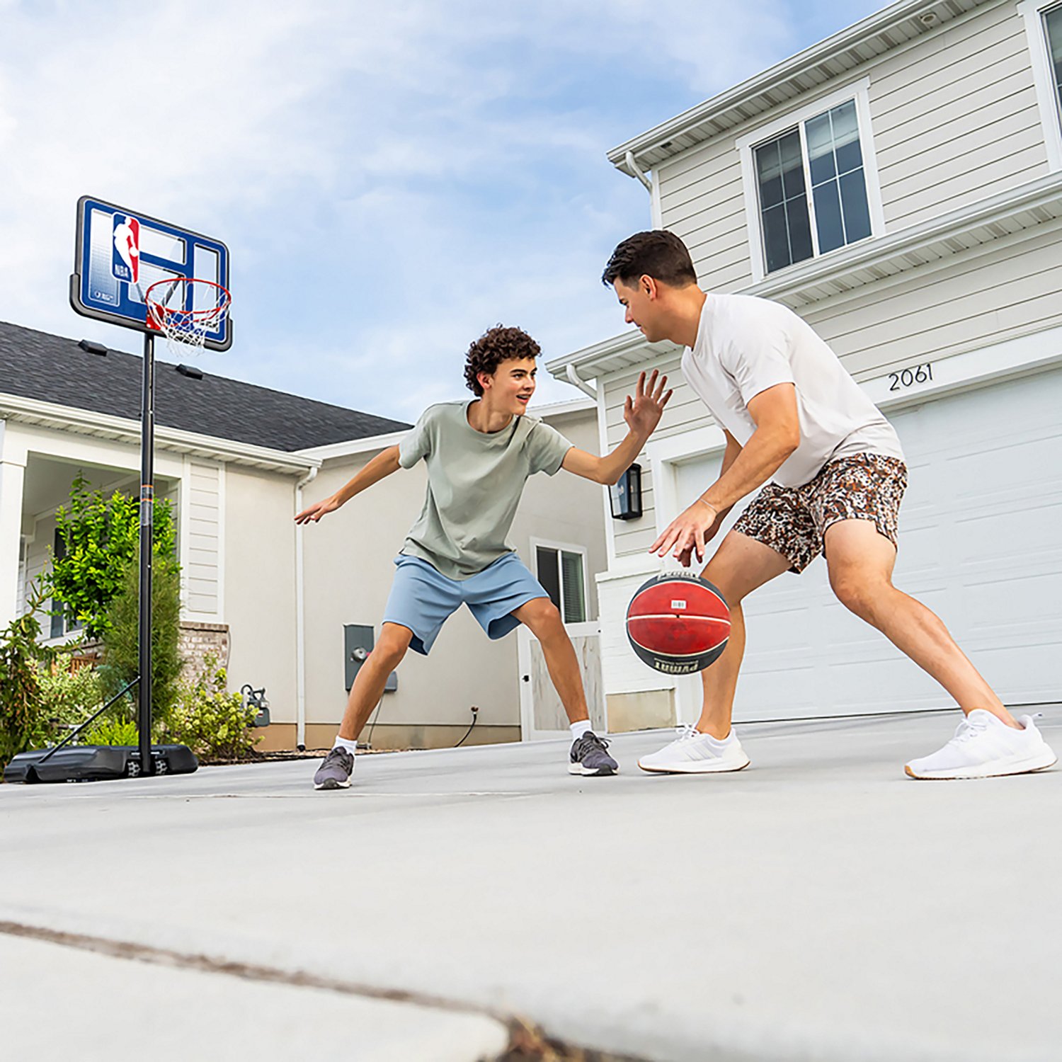 Lifetime NBA League 44 in Portable Basketball Hoop with Wheels - view number 8