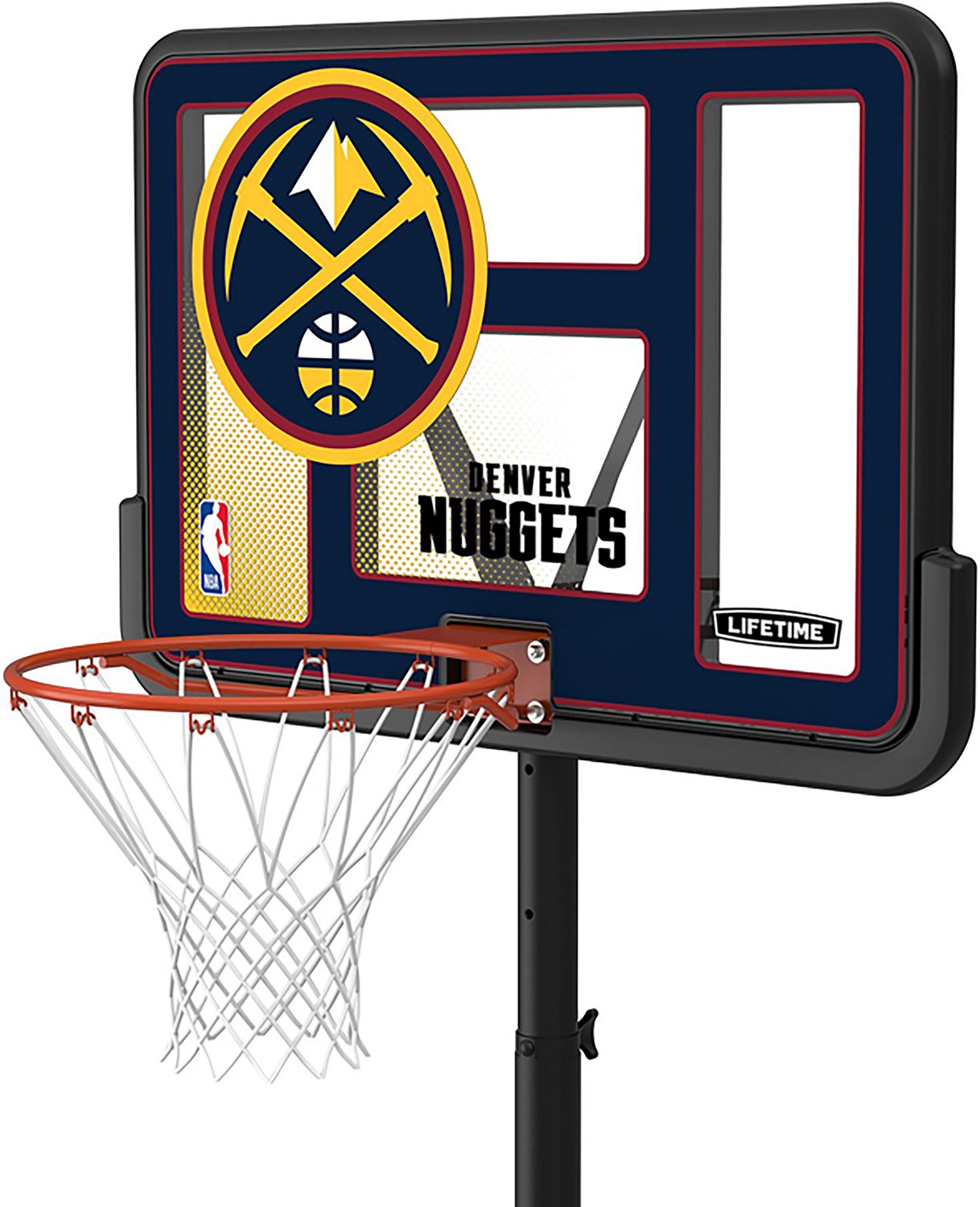 Lifetime NBA Denver Nuggets 44 in Portable Basketball Hoop with Wheels - view number 3