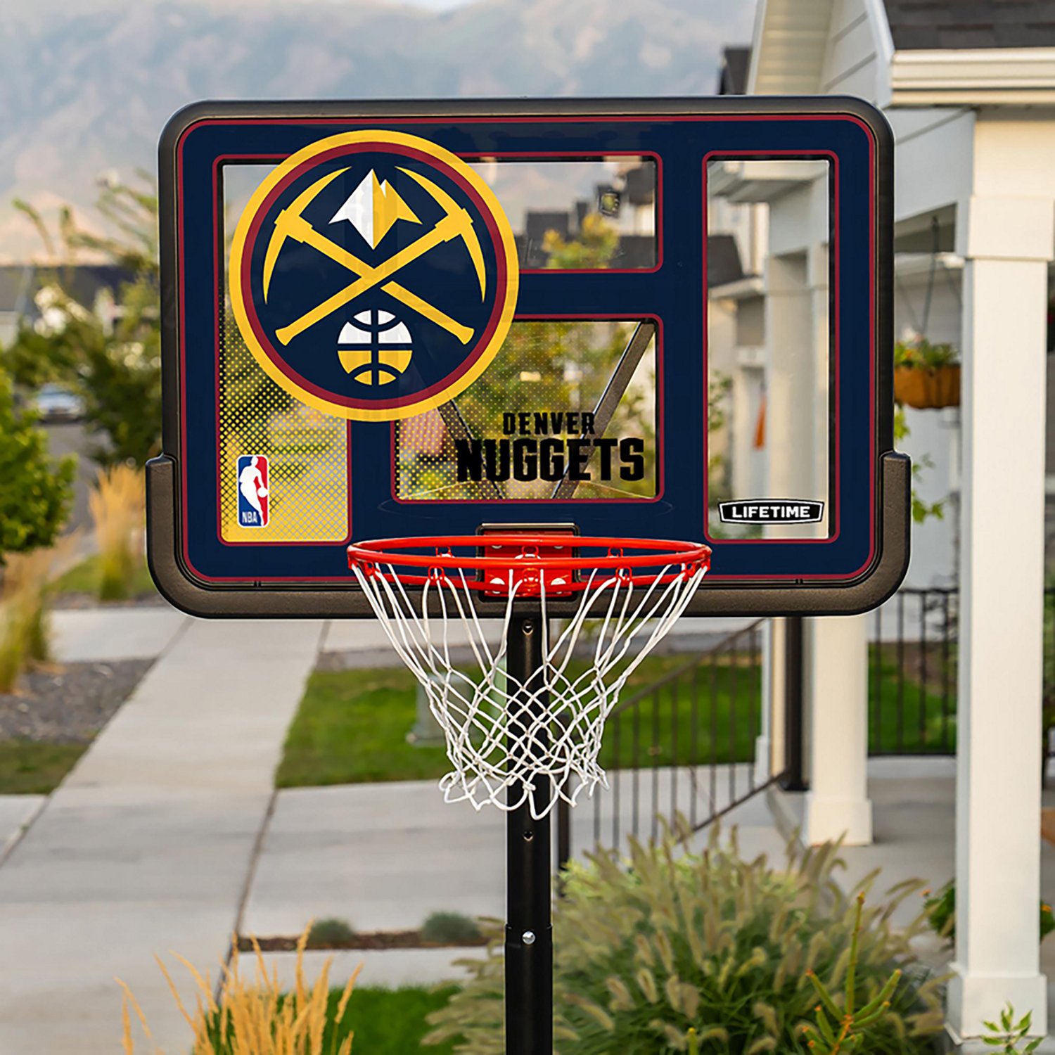 Lifetime NBA Denver Nuggets 44 in Portable Basketball Hoop with Wheels - view number 8