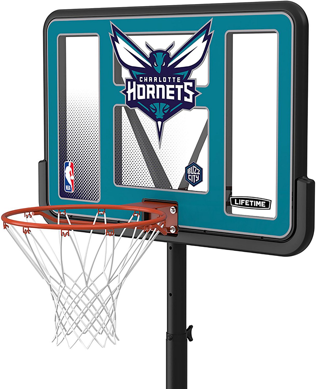 Lifetime NBA Charlotte Hornets 44 in Portable Basketball Hoop with Wheels - view number 3