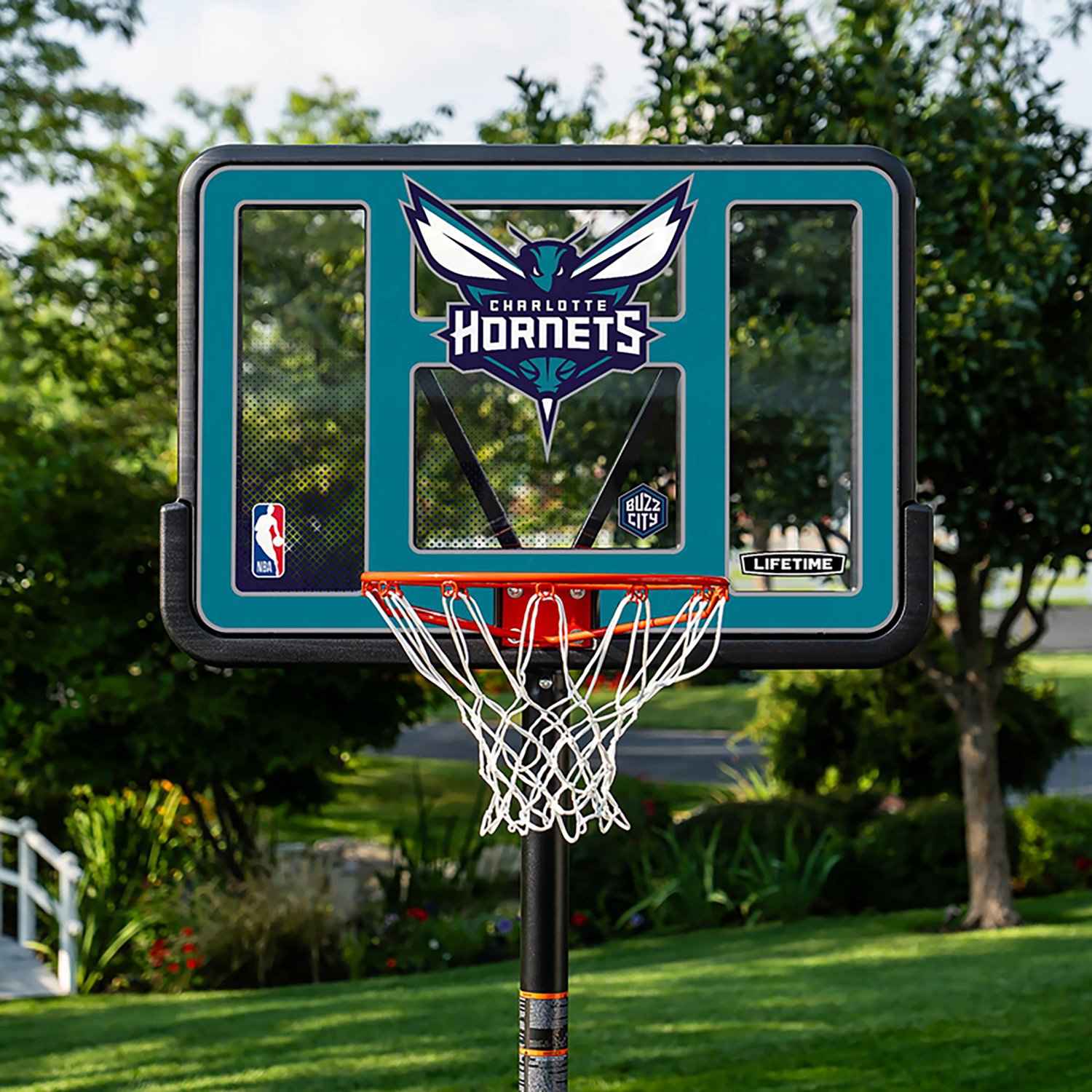 Lifetime NBA Charlotte Hornets 44 in Portable Basketball Hoop with Wheels - view number 8