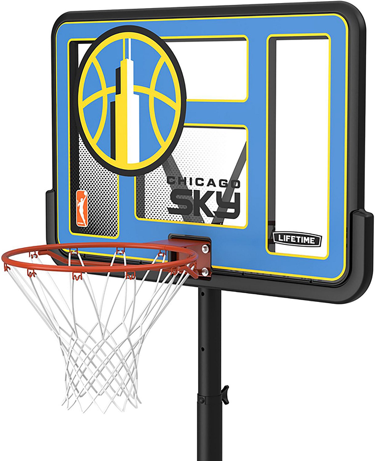 Lifetime WNBA Chicago Sky 44 in Portable Basketball Hoop with Wheels - view number 3