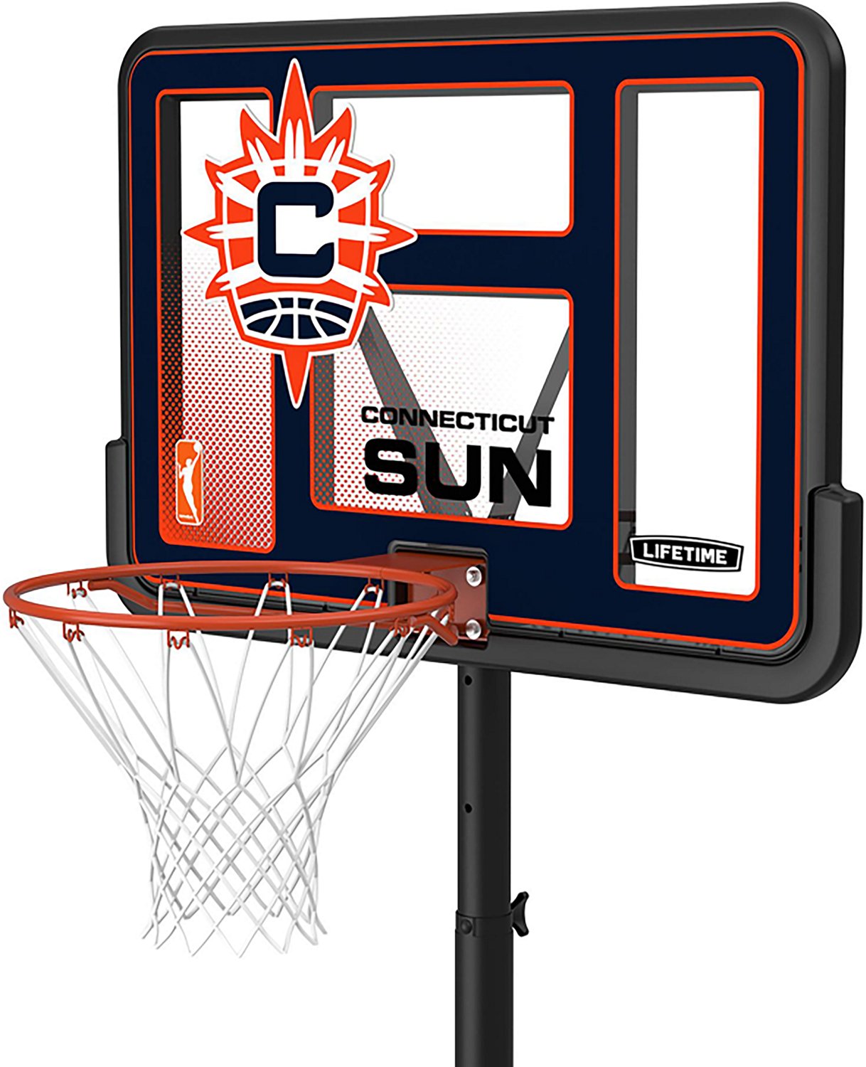 Lifetime WNBA Connecticut Sun 44 in Portable Basketball Hoop with Wheels - view number 3
