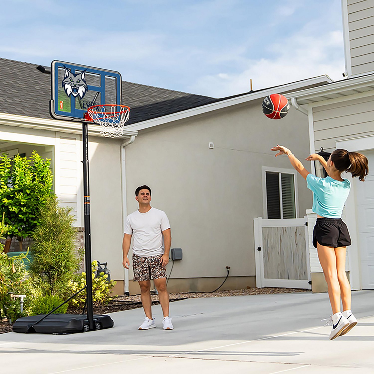 Lifetime WNBA Minnesota Lynx 44 in Portable Basketball Hoop with Wheels - view number 8