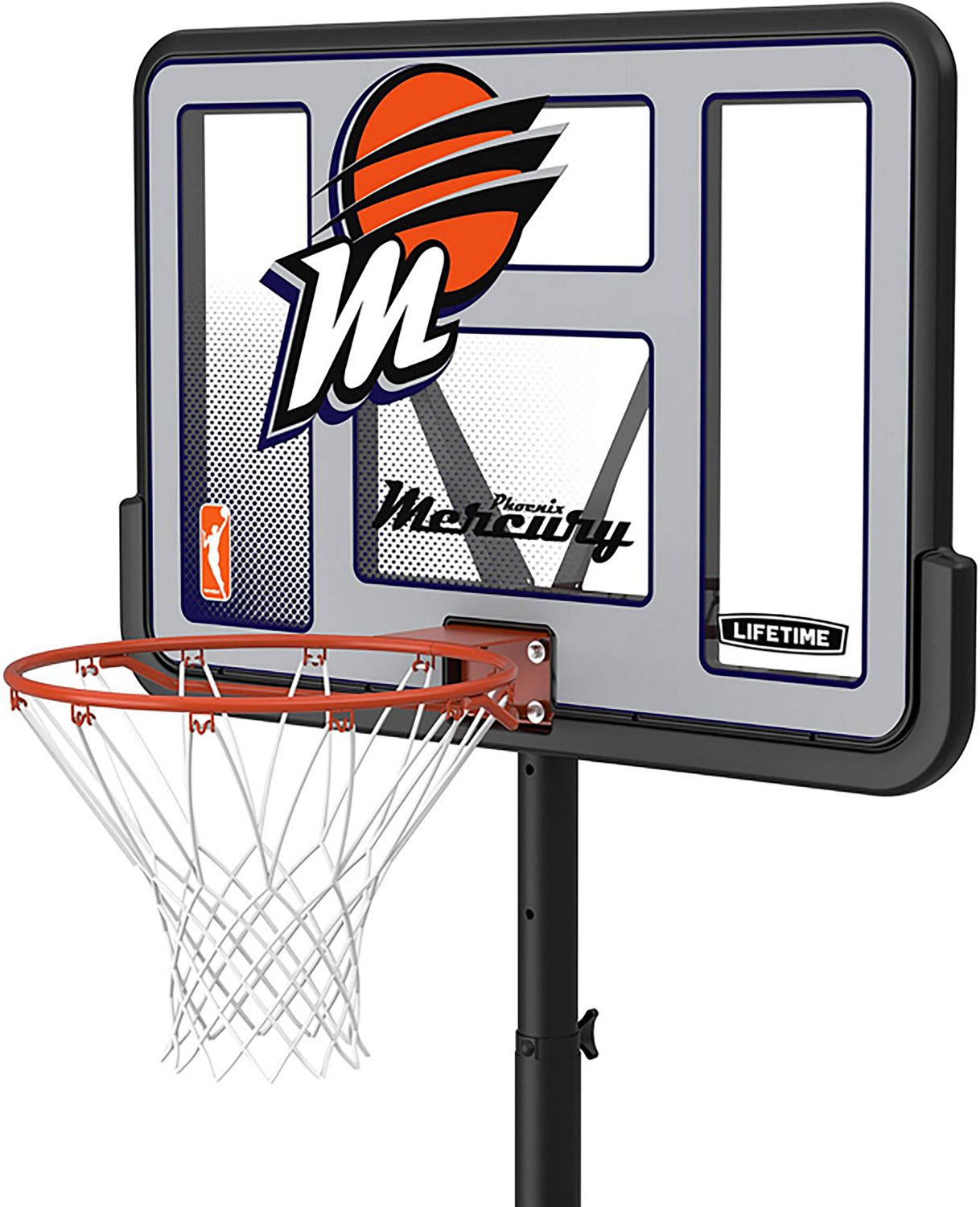 Lifetime WNBA Phoenix Mercury 44 in Portable Basketball Hoop with Wheels - view number 3