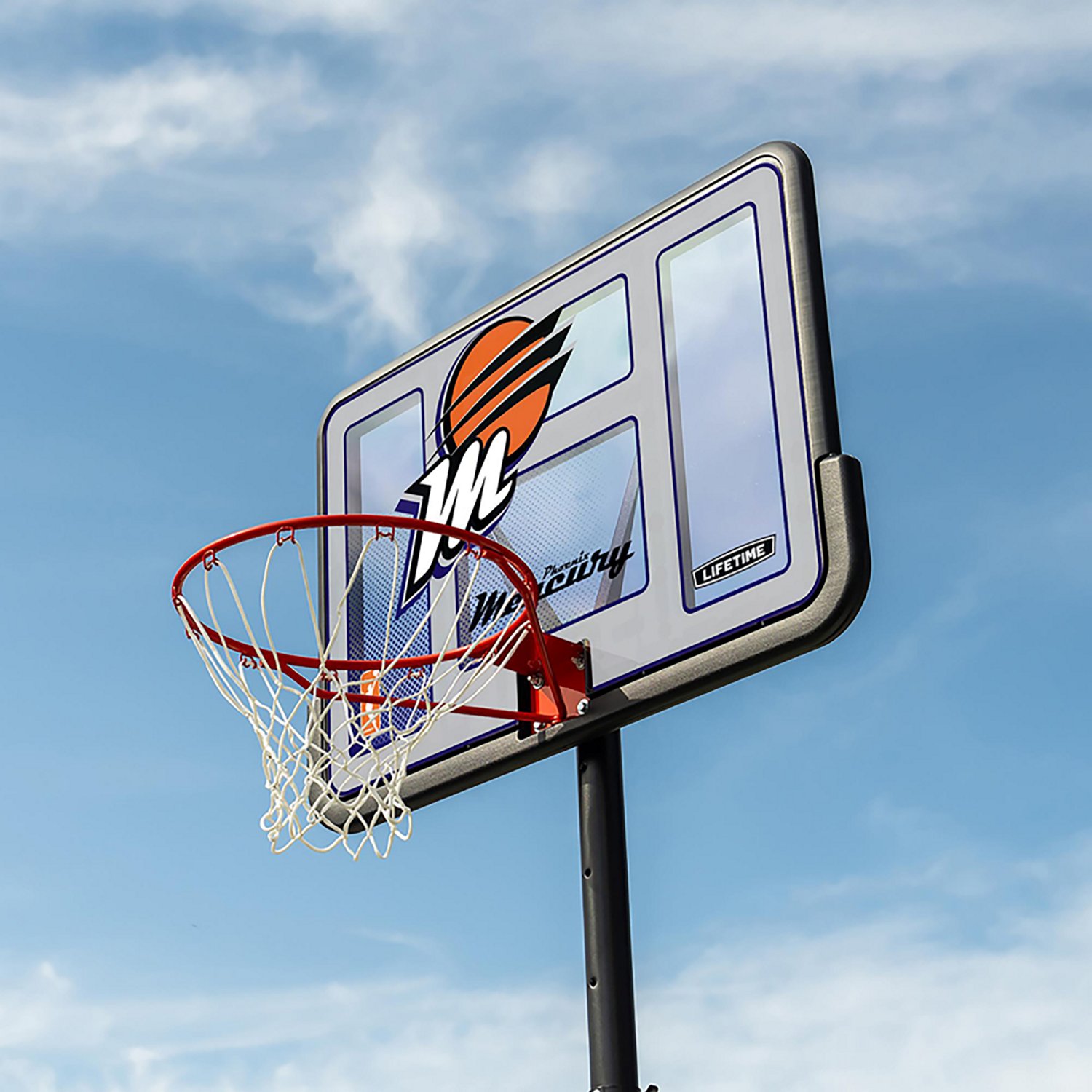 Lifetime WNBA Phoenix Mercury 44 in Portable Basketball Hoop with Wheels - view number 7
