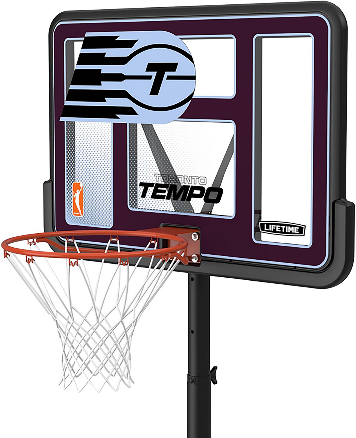 Lifetime WNBA Toronto Tempo 44 in Portable Basketball Hoop with Wheels - view number 3
