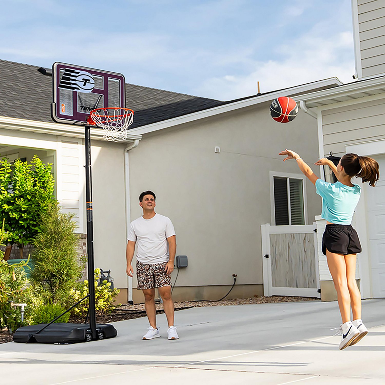 Lifetime WNBA Toronto Tempo 44 in Portable Basketball Hoop with Wheels - view number 8