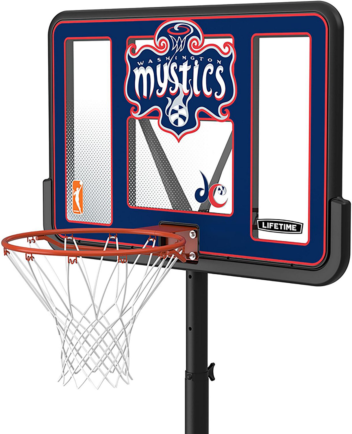 Lifetime WNBA Washington Mystics 44 in Portable Basketball Hoop with Wheels - view number 3