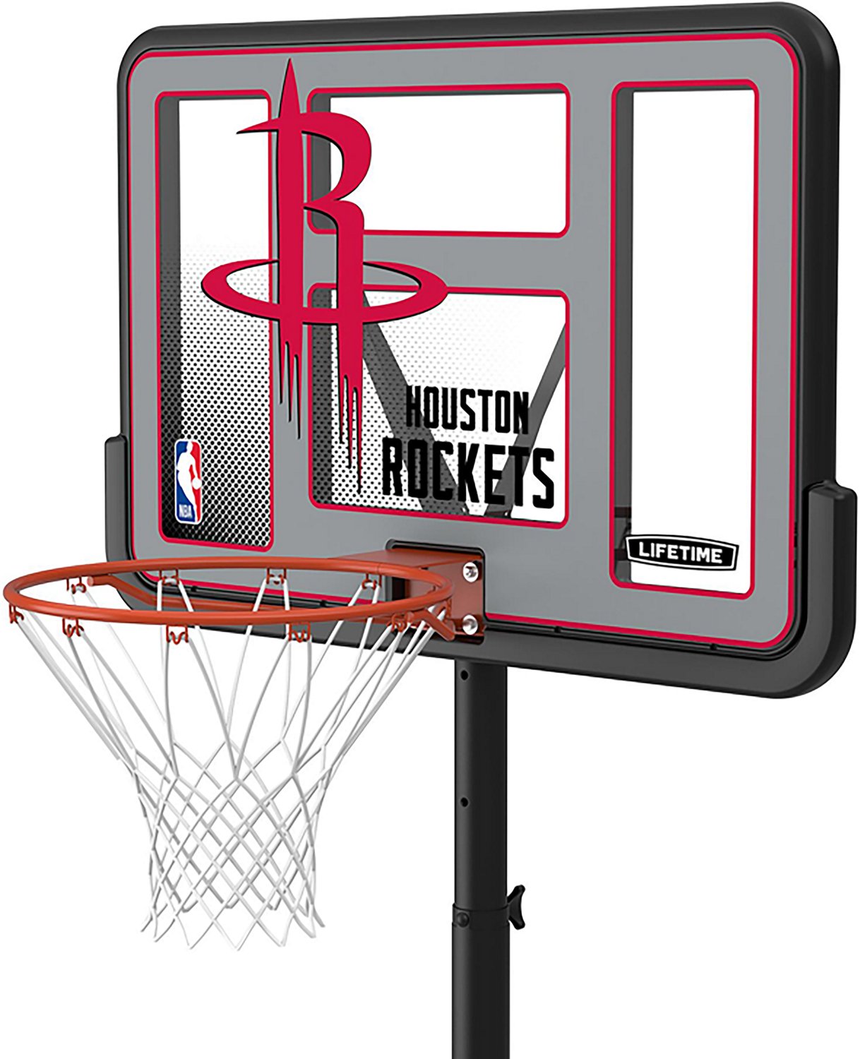 Lifetime NBA Houston Rockets 44 in Portable Basketball Hoop with Wheels - view number 3