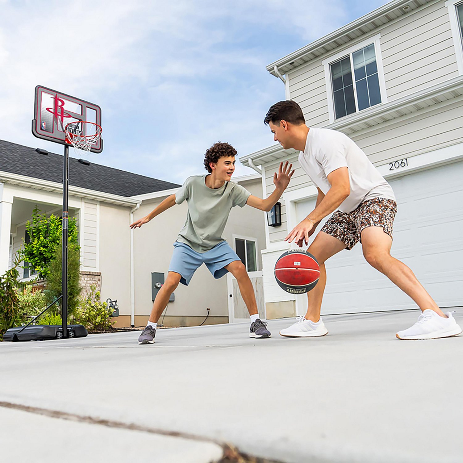 Lifetime NBA Houston Rockets 44 in Portable Basketball Hoop with Wheels - view number 7
