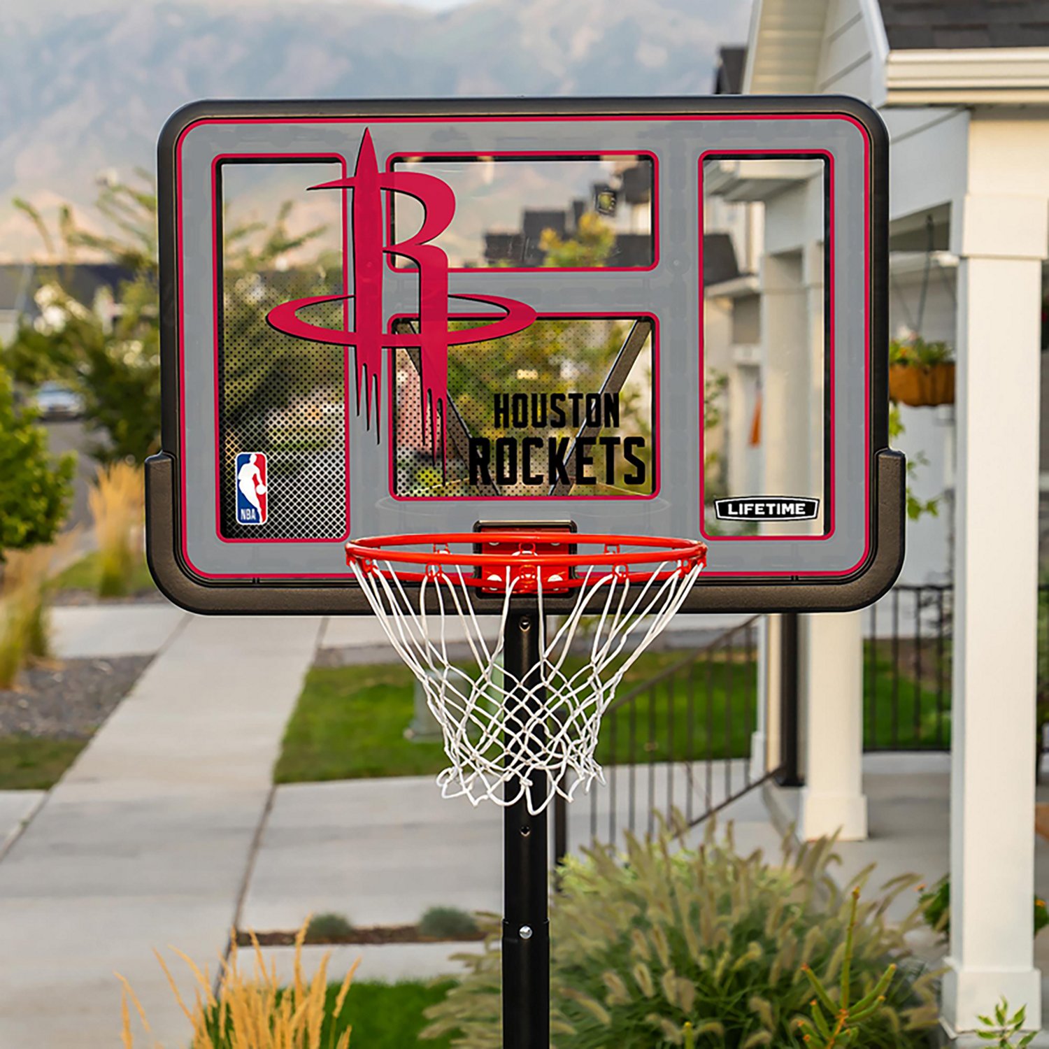 Lifetime NBA Houston Rockets 44 in Portable Basketball Hoop with Wheels - view number 8