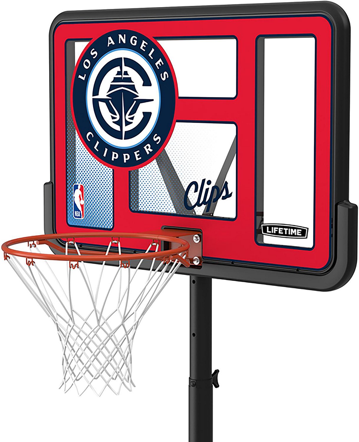Lifetime NBA Los Angeles Clippers 44 in Portable Basketball Hoop with Wheels - view number 2