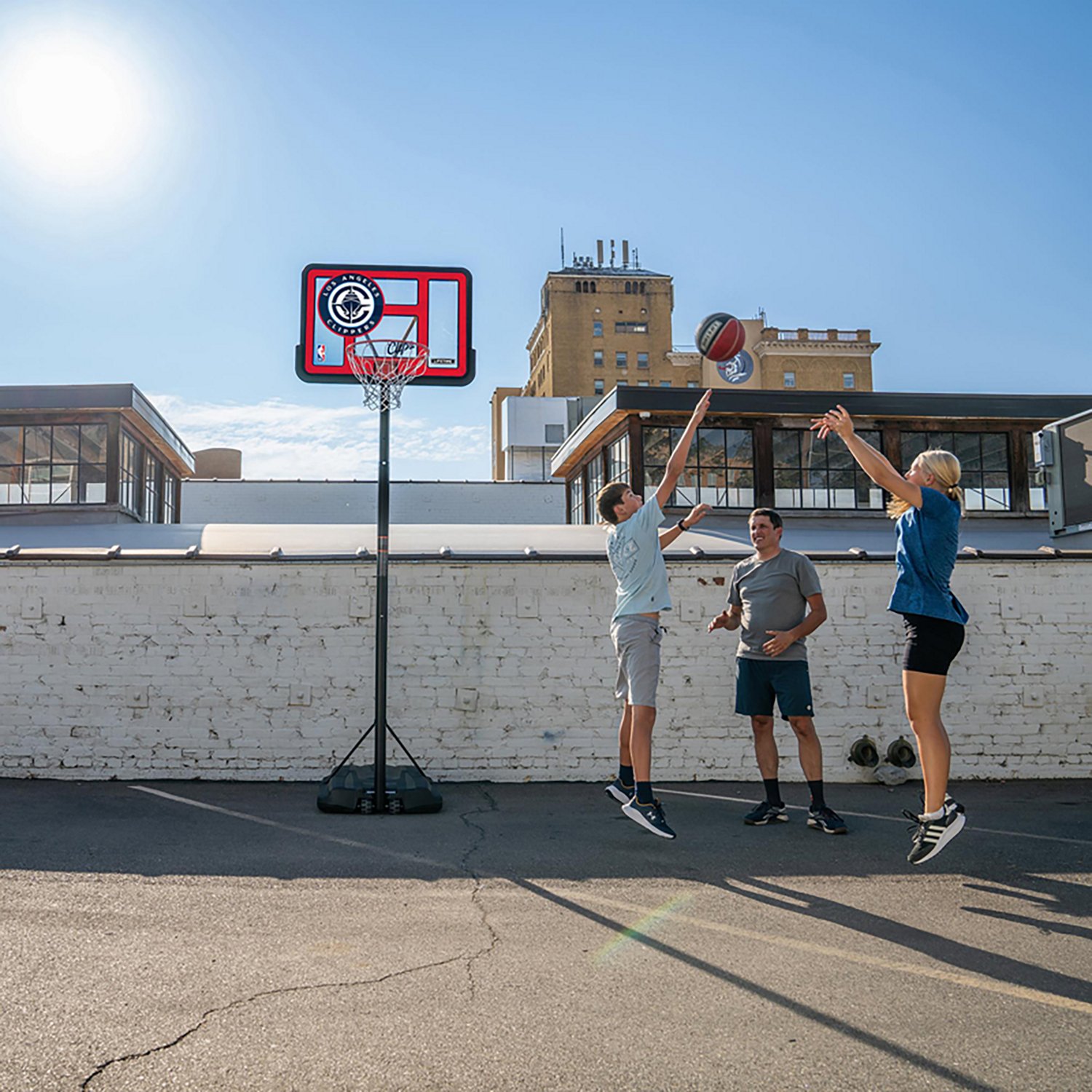 Lifetime NBA Los Angeles Clippers 44 in Portable Basketball Hoop with Wheels - view number 7