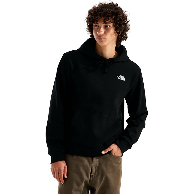 The North Face Men’s Evolution Light Print Box NSE Regular Hoodie Sweatshirt (Size: Small): Black