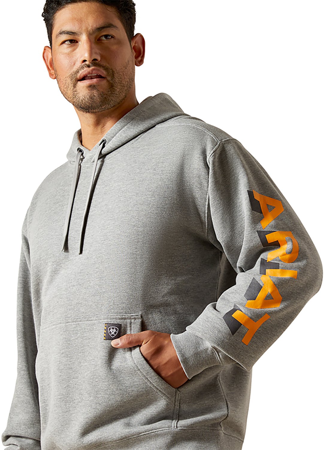 Ariat Men's Rebar Lightweight Logo Hoodie - view number 2