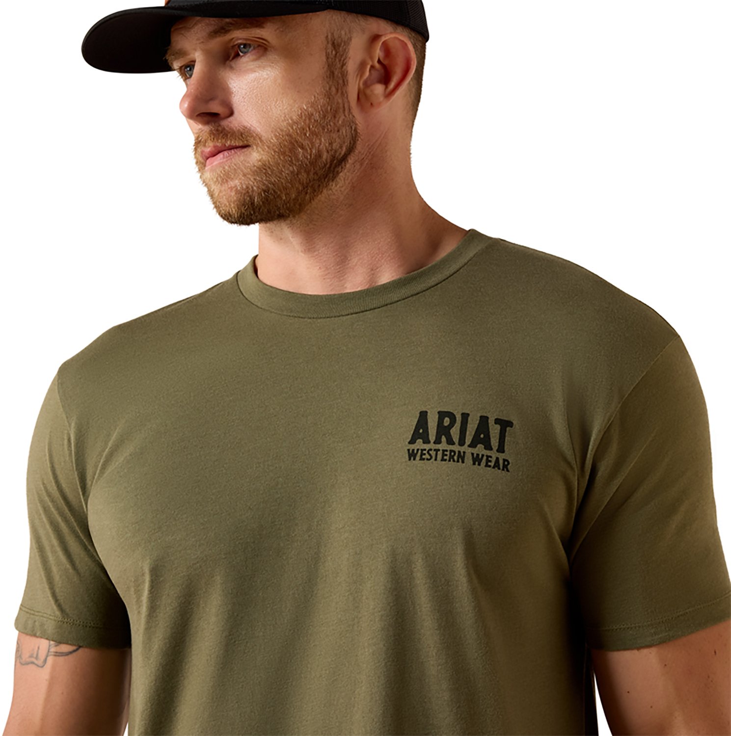Ariat Men’s Outline Shop T-shirt - view number 3