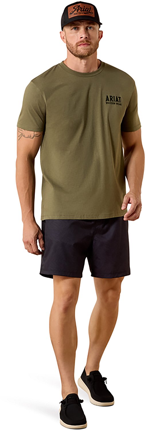 Ariat Men’s Outline Shop T-shirt - view number 5