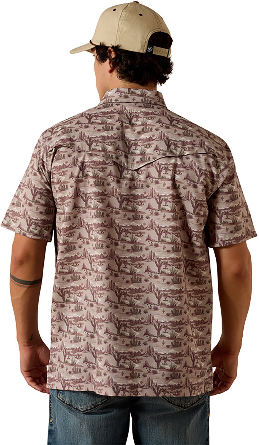 Ariat Men’s Printed VentTEK Western Yoke Classic Fit Snap Shirt - view number 2