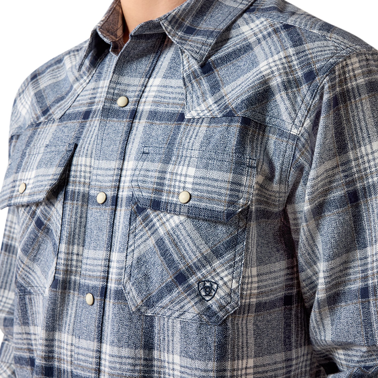 Ariat Men’s Retro Fitted Snap Long Sleeve Shirt - view number 3