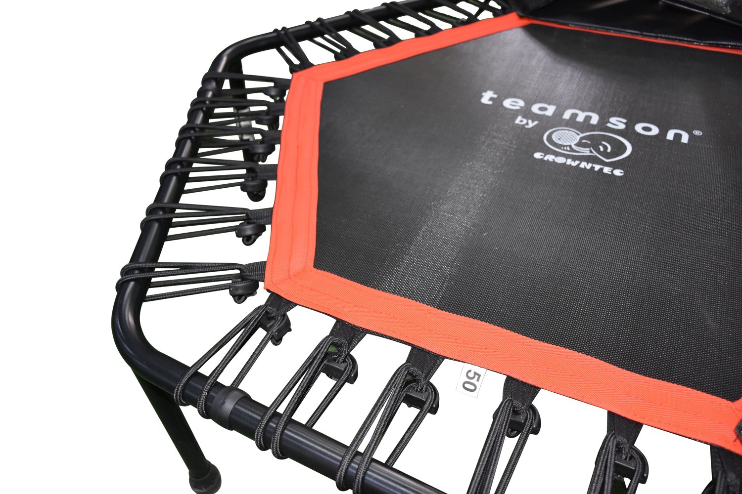 Teamson Hexagonal 50 in Fitness Trampoline with Handlebar - view number 3