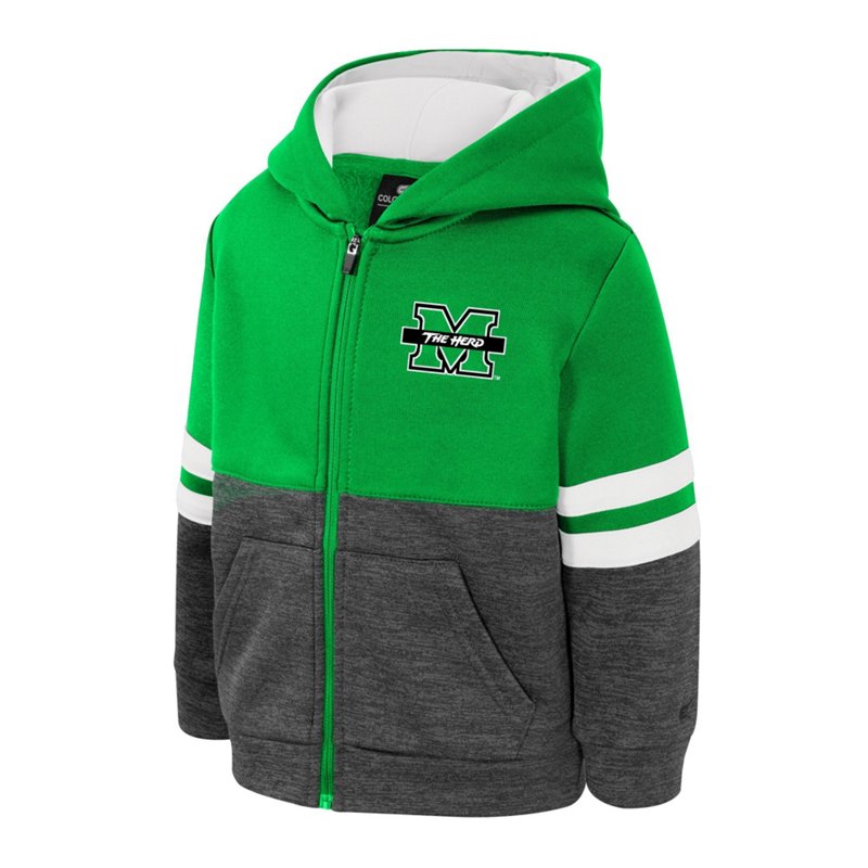 Colosseum Athletics Toddler Boys' Marshall University Bandit Full Zip Hoodie