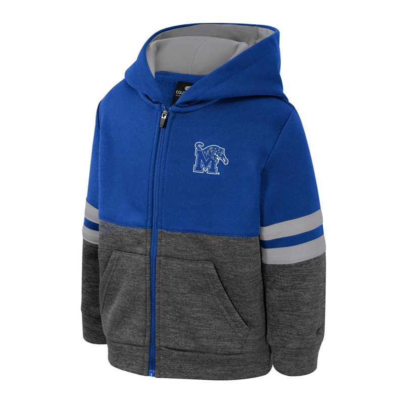 Colosseum Athletics Toddler Boys' University of Memphis Bandit Full Zip Hoodie