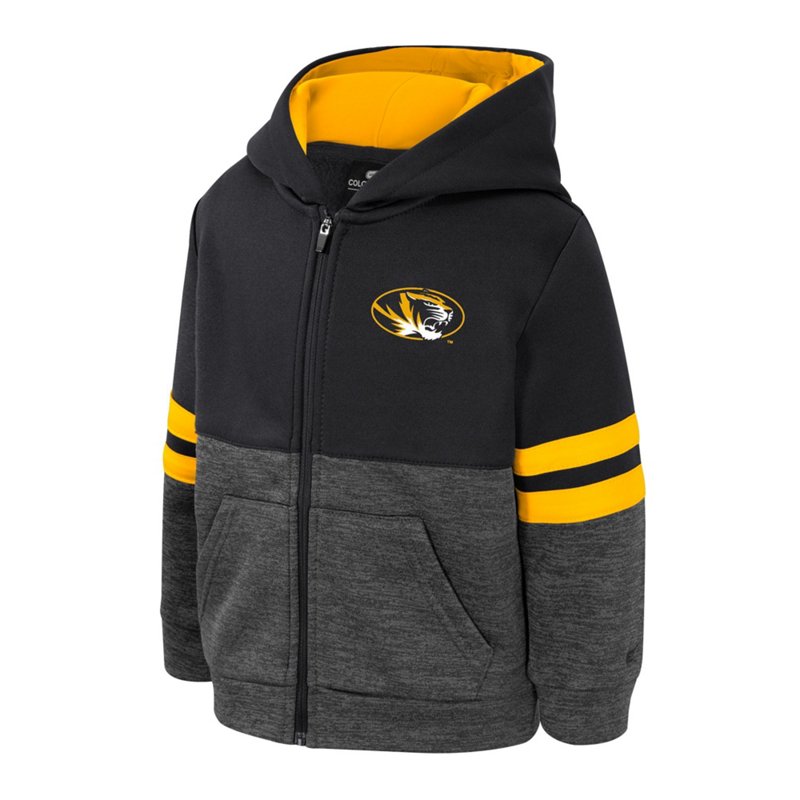 Colosseum Athletics Toddler Boys' University of Missouri Bandit Full Zip Hoodie