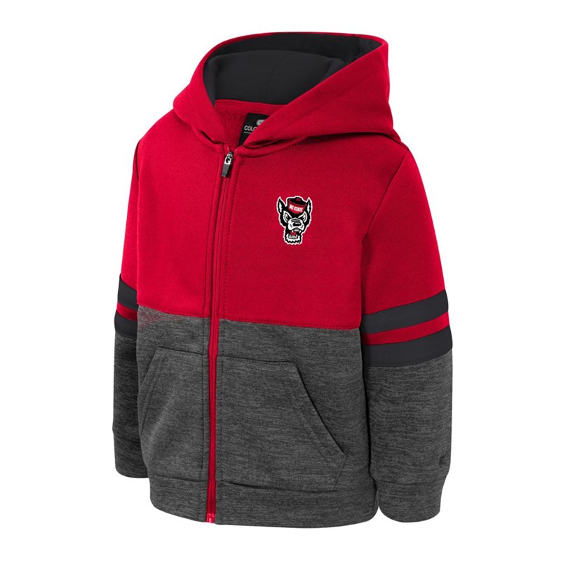 Colosseum Athletics Toddler Boys' North Carolina State University Bandit Full Zip Hoodie