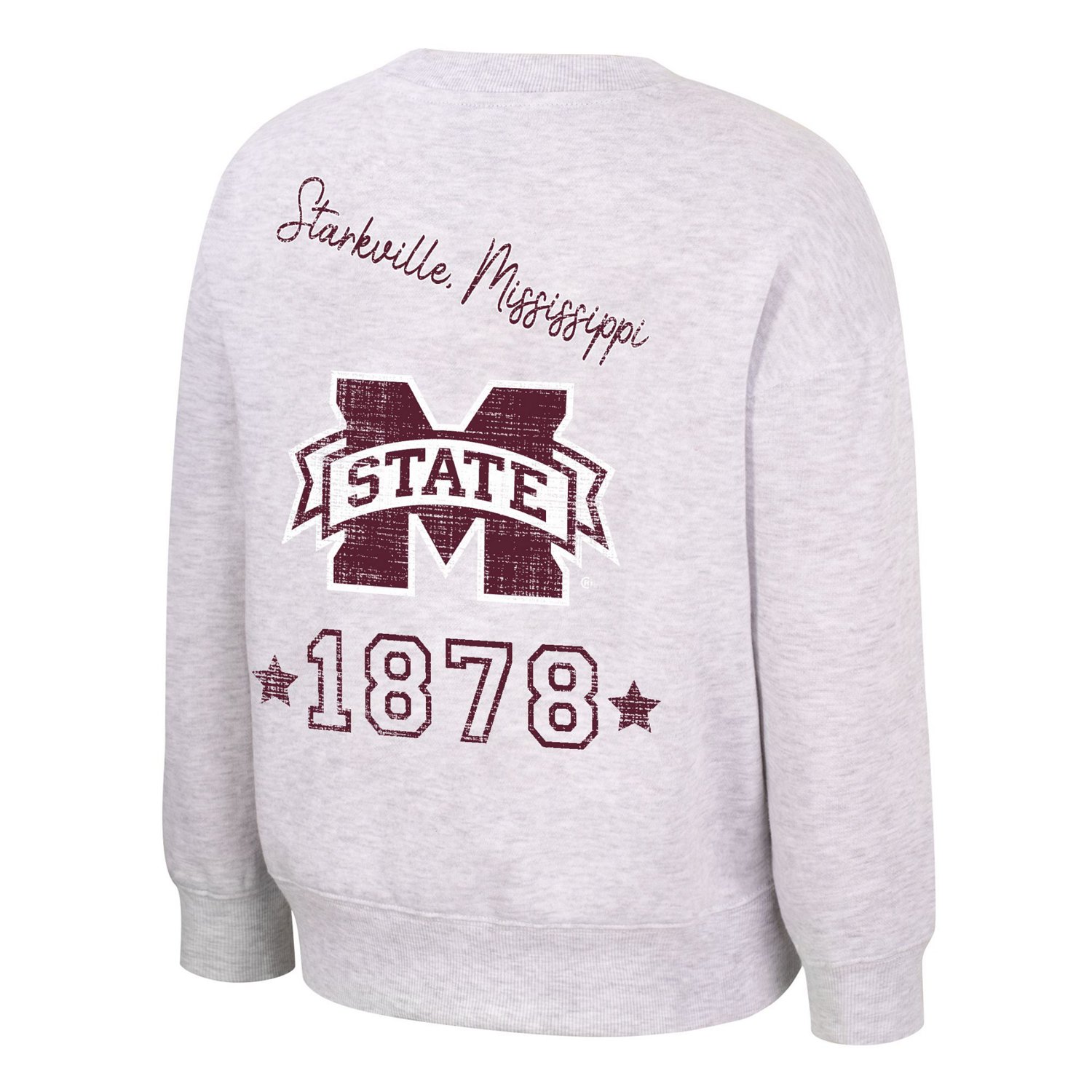 Colosseum Athletics Girls' Mississippi State University Coco Long Sleeve Crew - view number 2