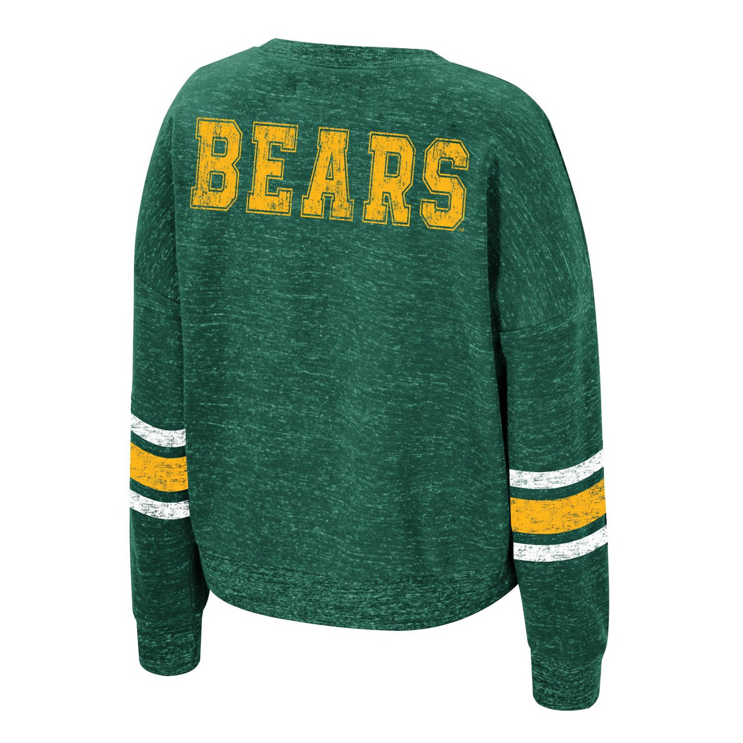 Colosseum Athletics Baylor Bears Jaclyn Speckle Long Sleeve Crew - view number 2