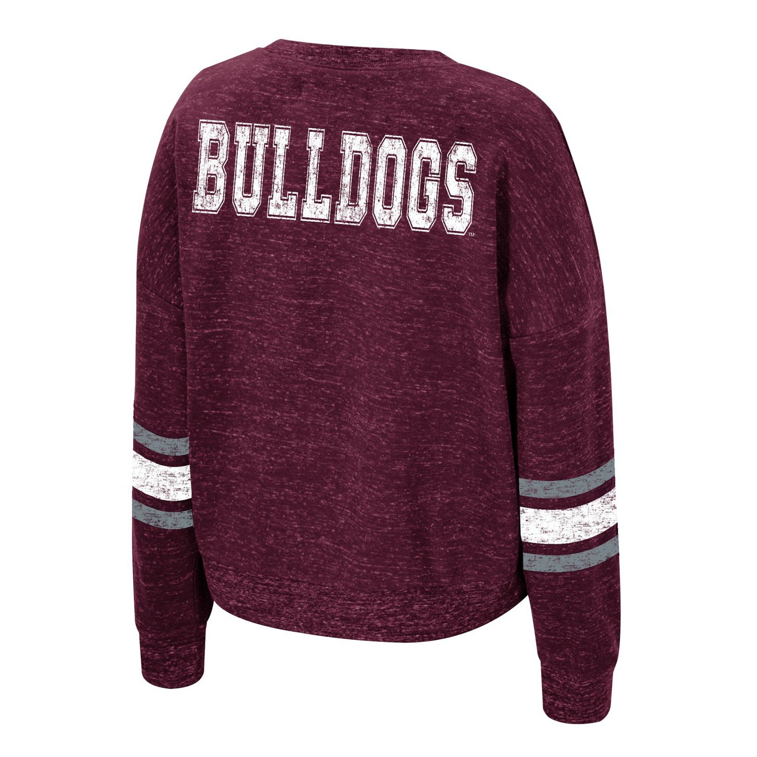 Colosseum Athletics Mississippi State Bulldogs Jaclyn Speckle Long Sleeve Crew - view number 2
